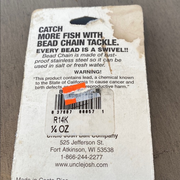 Vintage Bead Keel Sinkers - Picture 2 of 2